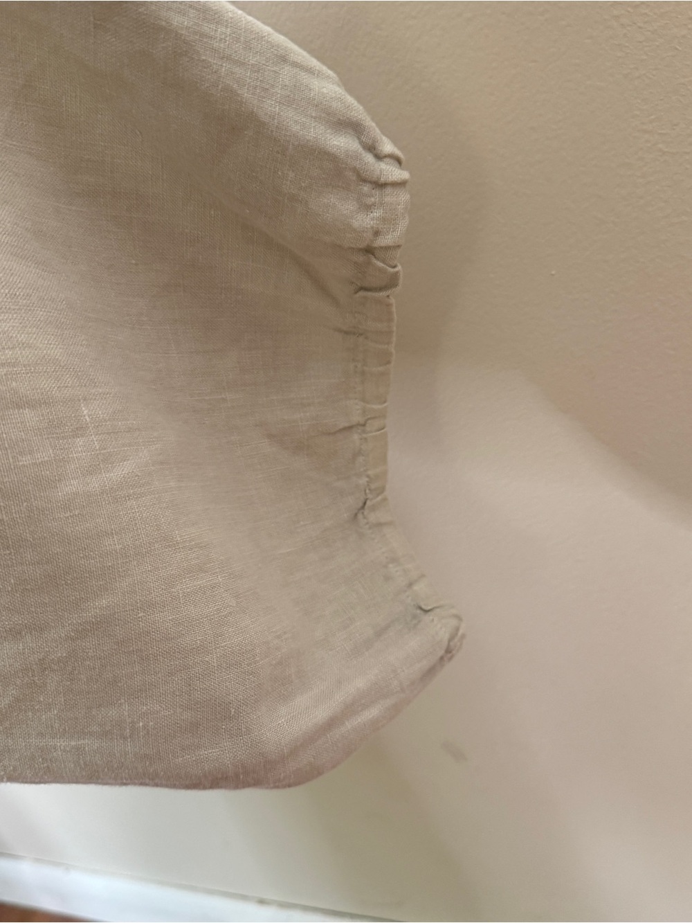 Cut Loose Linen Lantern Wide Leg Pants Natural Beige Size S - Picture 6 of 8